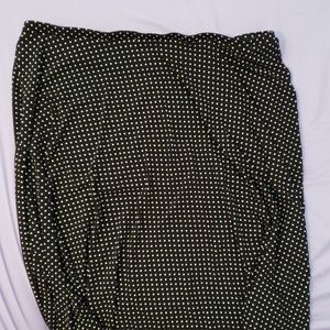 George black polka dot skirt